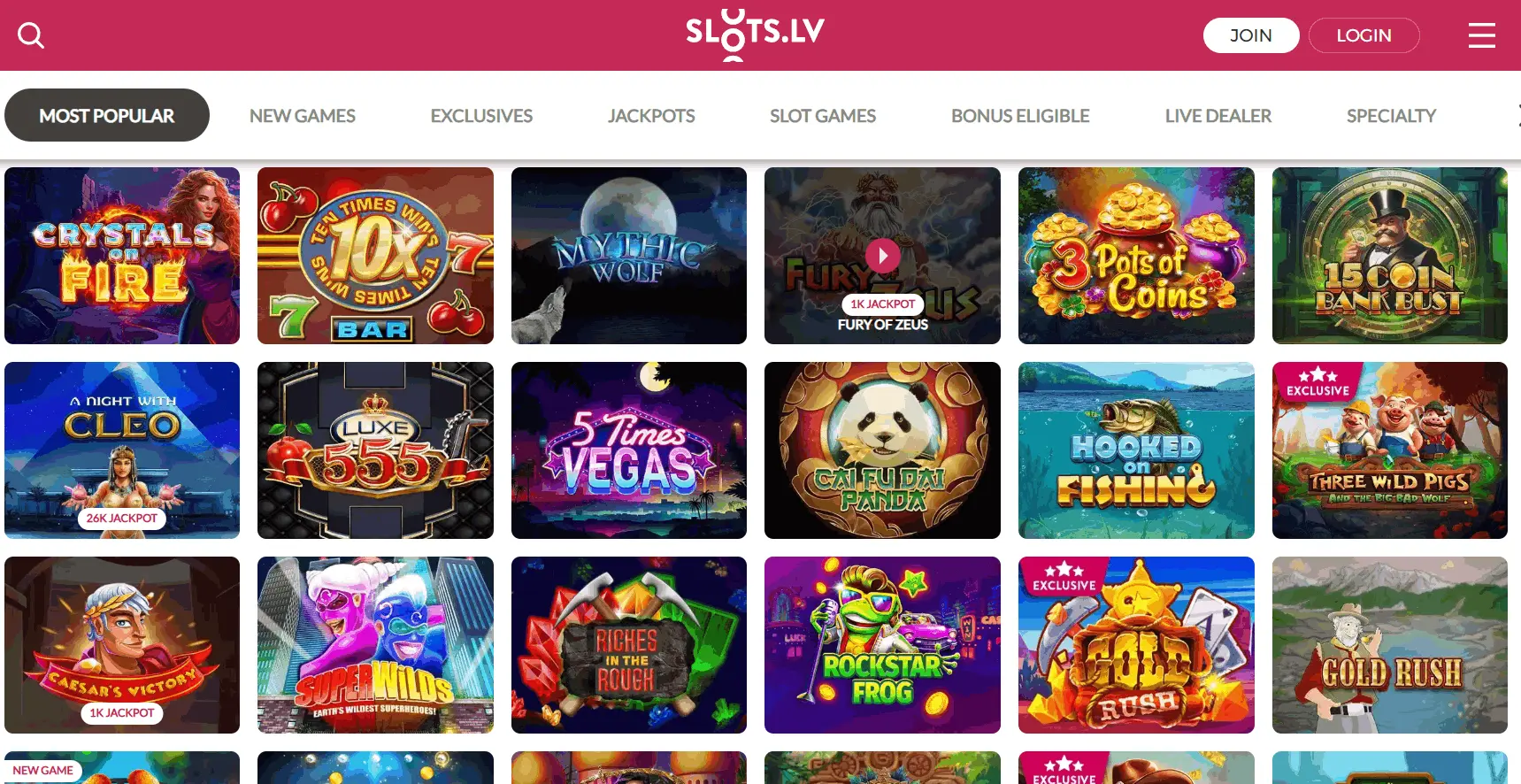 Slotslv official